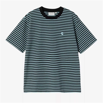 Carhartt WIP W´ s/s Verner T-shirt Black / Citadel